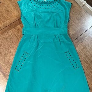 Gianni Bini Turquoise Dress with Stud Details size 8